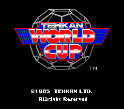 Tehkan World Cup (set 1) Title Screen